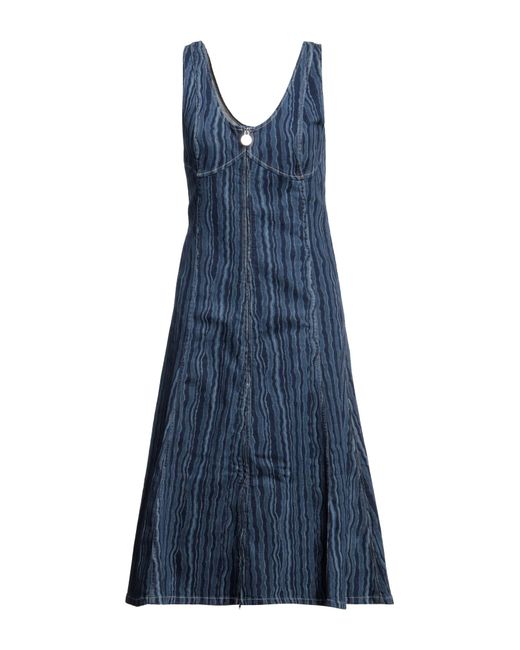 Marni Blue Midi-Kleid