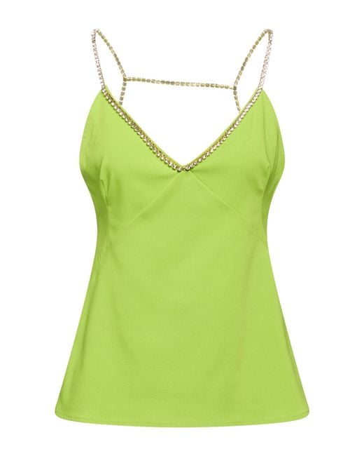Liu Jo Green Top Polyester, Elastane