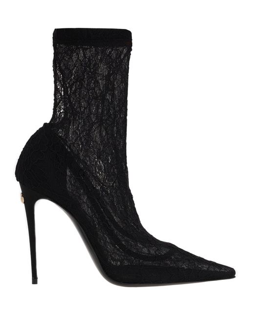 Botines de caña alta Dolce & Gabbana de color Black