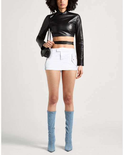 Mini-Jupe DSquared² en coloris White