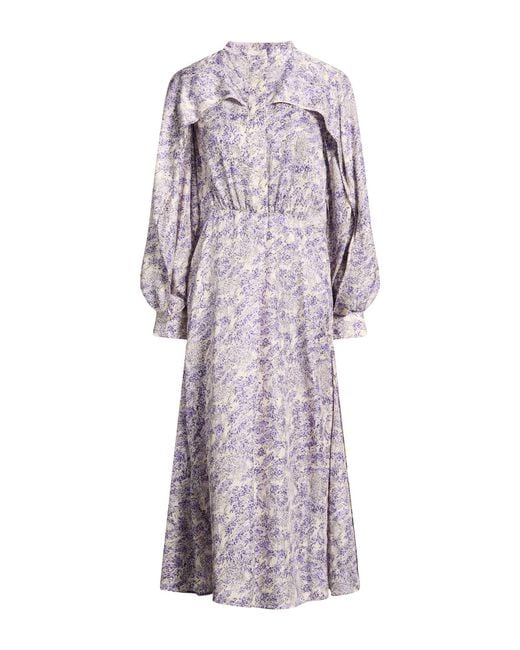 Jil Sander Purple Maxi Dress