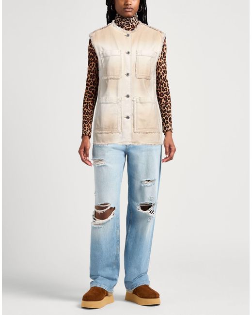 MSGM Natural Jeansjacke/-mantel