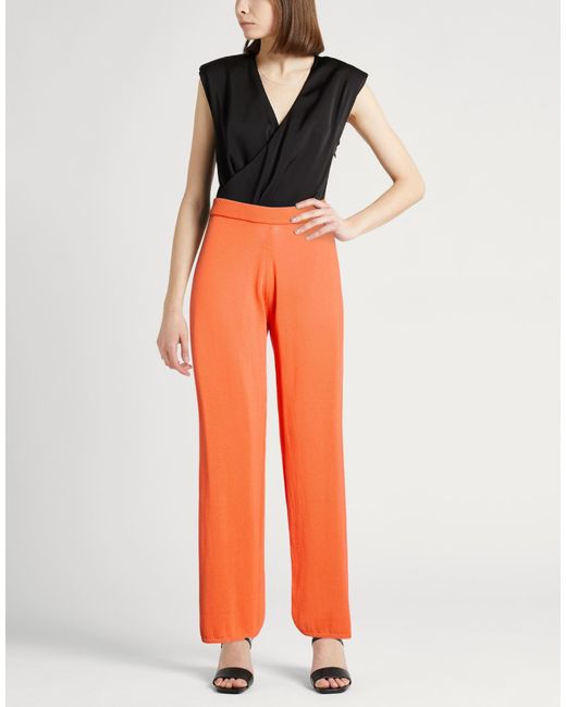 Alysi Orange Trouser