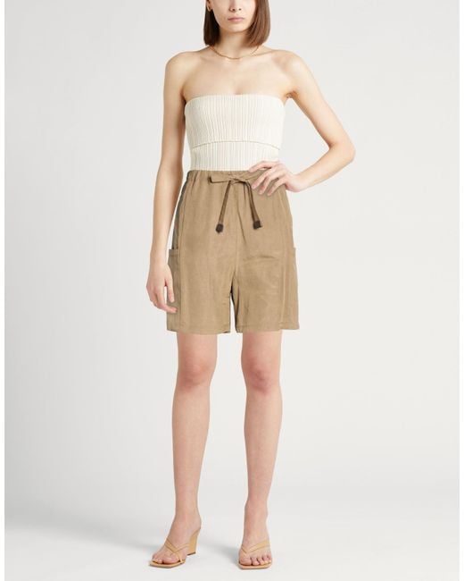 Max Mara Natural Shorts & Bermuda Shorts