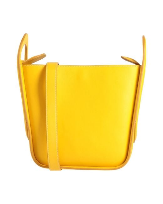 MCM Yellow Cross-Body Bag Leather