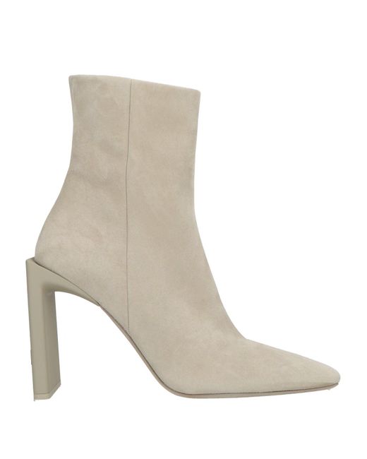 Fear Of God White Ankle Boots Leather
