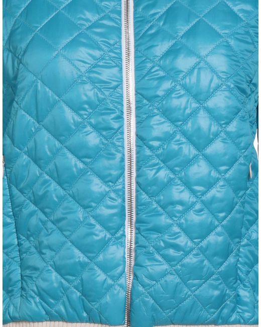 Bruno Manetti Blue Puffer Polyester