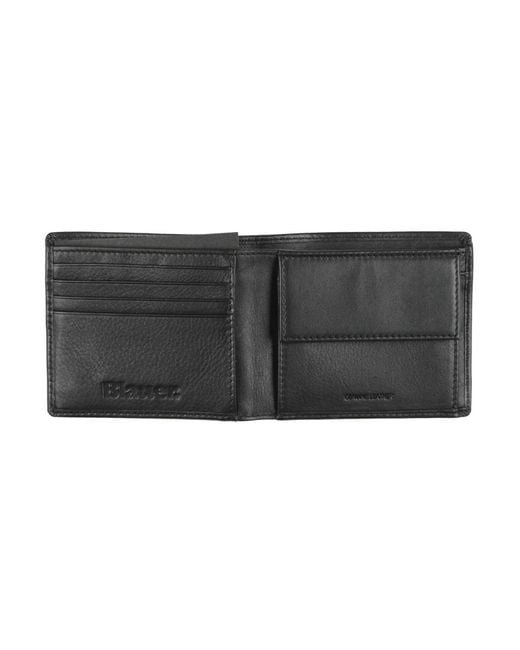 Blauer Black Wallet Leather for men