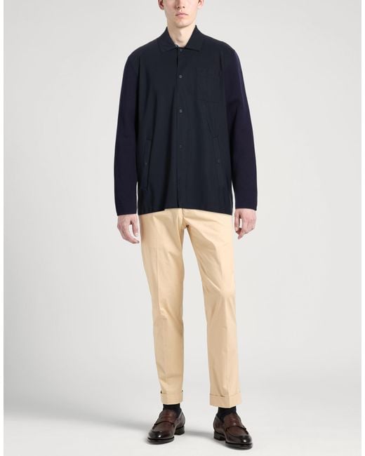 Herno Blue Jacket Cotton for men