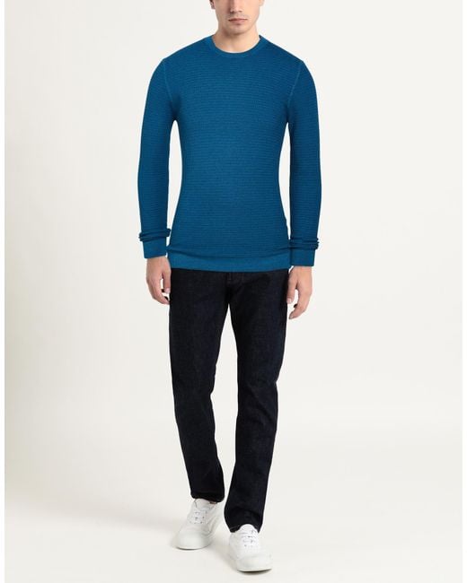 Pullover Jeordie's de hombre de color Blue