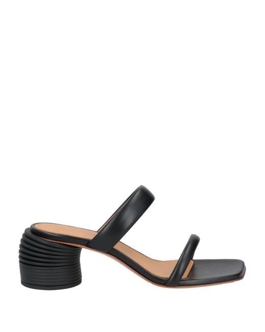 Off-White c/o Virgil Abloh Black Sandals Leather