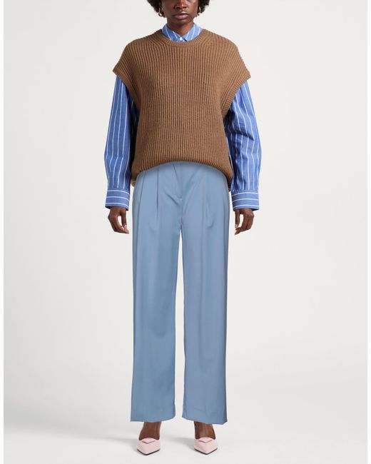 Brian Dales Blue Pants Wool