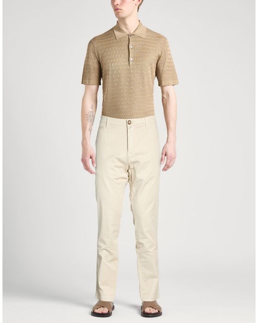 Jacob Cohen Natural Pants Cotton, Lyocell, Elastane for men