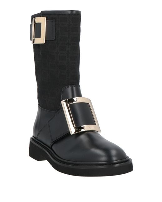 Roger Vivier Black Ankle Boots