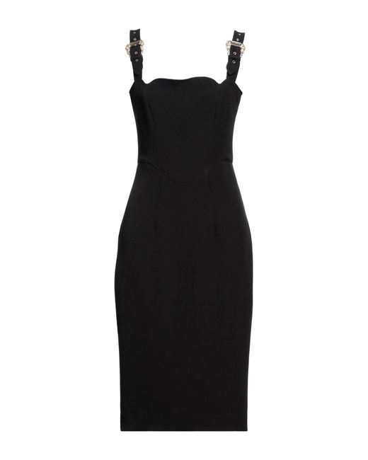 Versace Black Midi-Kleid