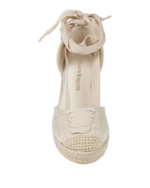 Laura Biagiotti Natural Espadrilles