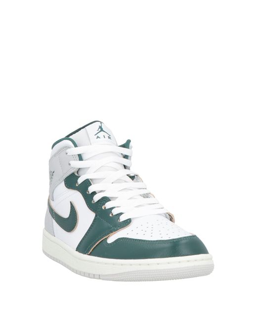Nike Green Dark Sneakers Leather for men