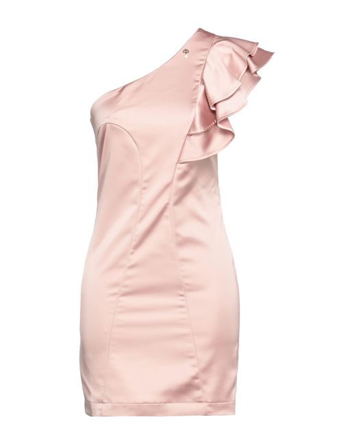 DIVEDIVINE Pink Mini Dress