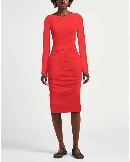 Talbot Runhof Red Mini-Kleid