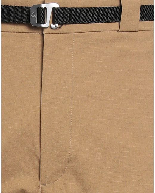 Roa Natural Camel Pants Cotton, Polyurethane for men