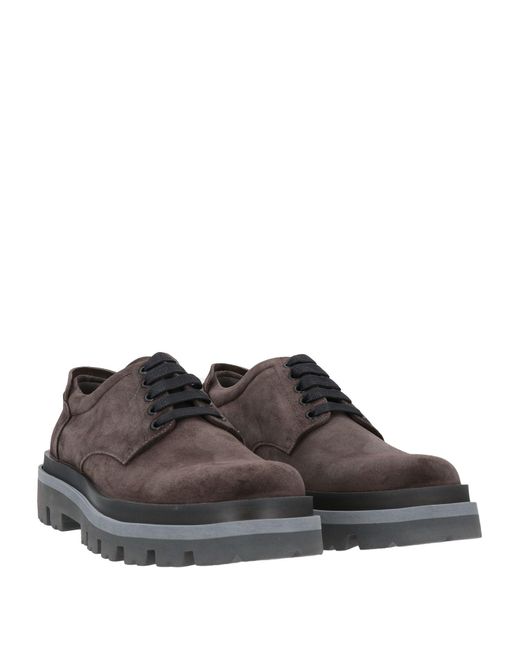 Sergio Rossi Brown Lace-up Shoes for men