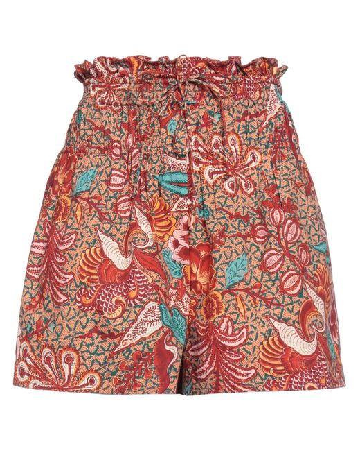 Ulla Johnson Red Shorts & Bermuda Shorts