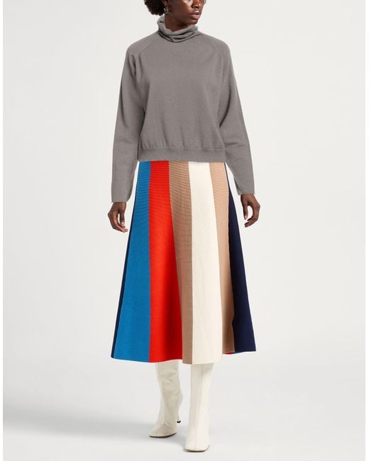 Isabel Benenato Gray Turtleneck Cashmere