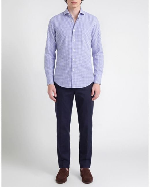 Camisa Truzzi de hombre de color Blue