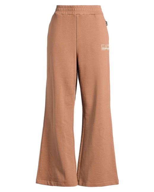 EA7 Brown Camel Pants Cotton