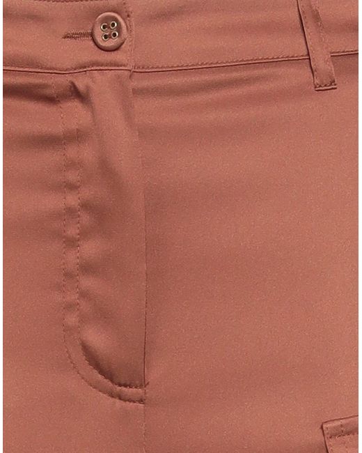 Blugirl Blumarine Red Pants Polyester, Elastane