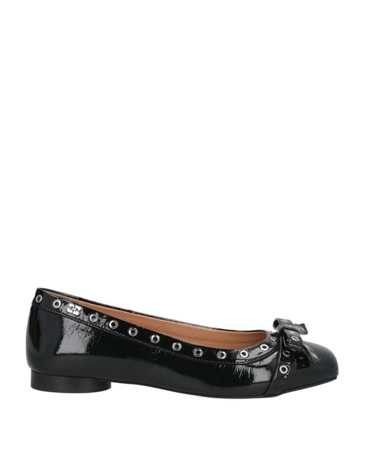 Ganni Black Ballerina With Bow