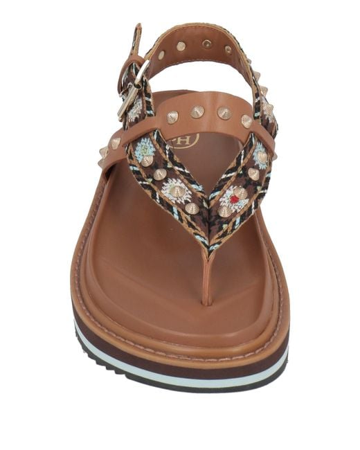 Ash Brown Thong Sandal