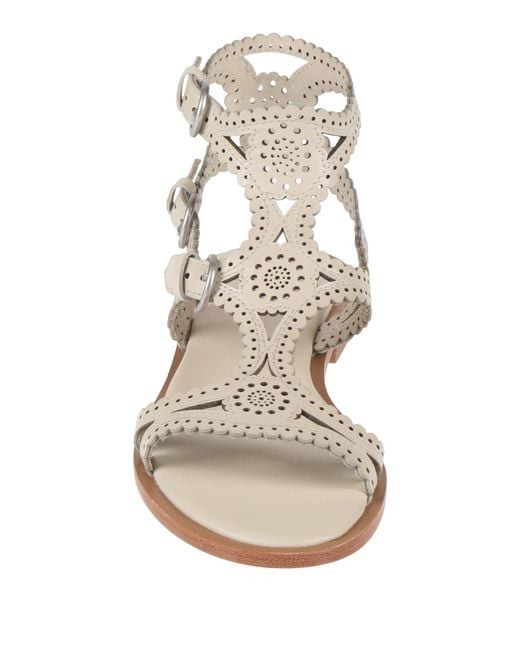 Ash White Paprika 05 Light Sandals Leather