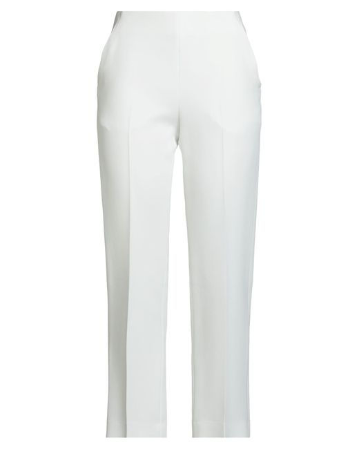 Ermanno Scervino White Pants Viscose, Acetate