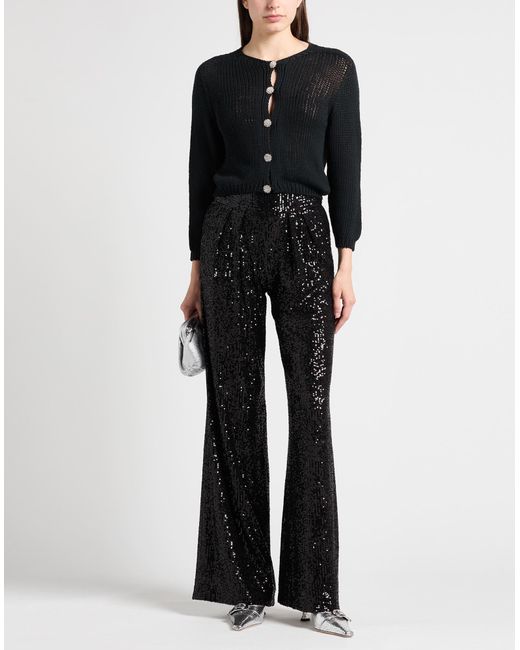 ViCOLO Black Cardigan Cotton, Polyamide