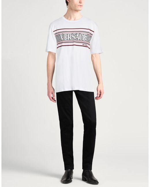 Versace White T-Shirt Cotton for men