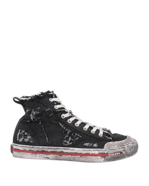 DIESEL Black Trainers for men