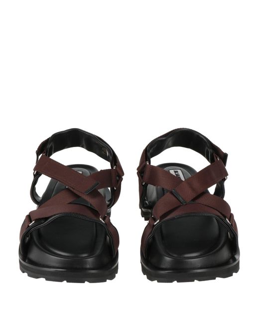 Jil Sander Black Sandals