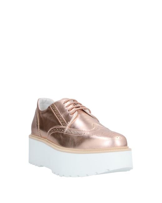 Hogan Pink Lace-up Shoes
