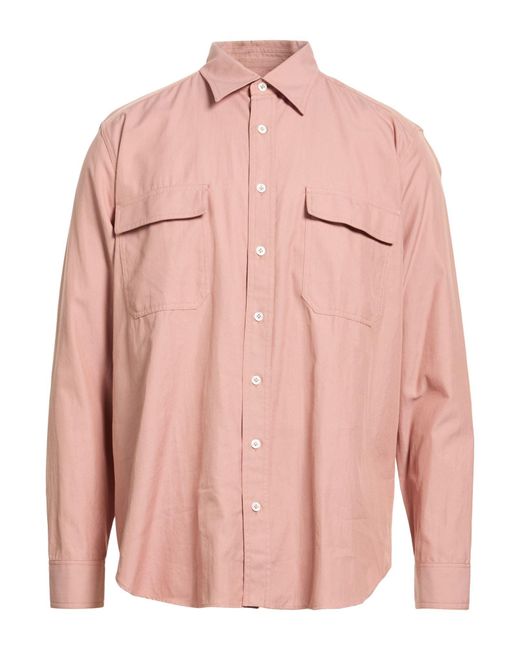 Lardini Pink Shirt Cotton for men