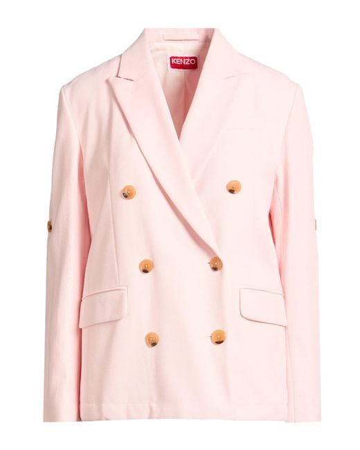 KENZO Pink Blazer Cotton