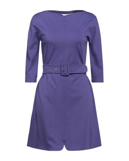 Suoli Purple Mini Dress