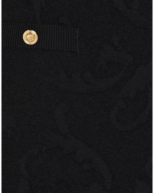 Versace Black Mini Skirt Viscose, Cotton, Polyester, Elastane, Polyamide