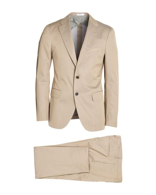 Boglioli Natural Suit Cotton for men