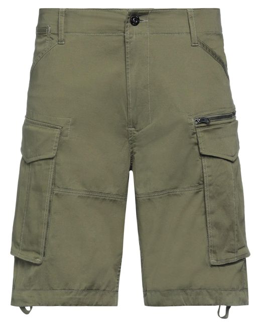 G-Star RAW Green Shorts & Bermuda Shorts for men