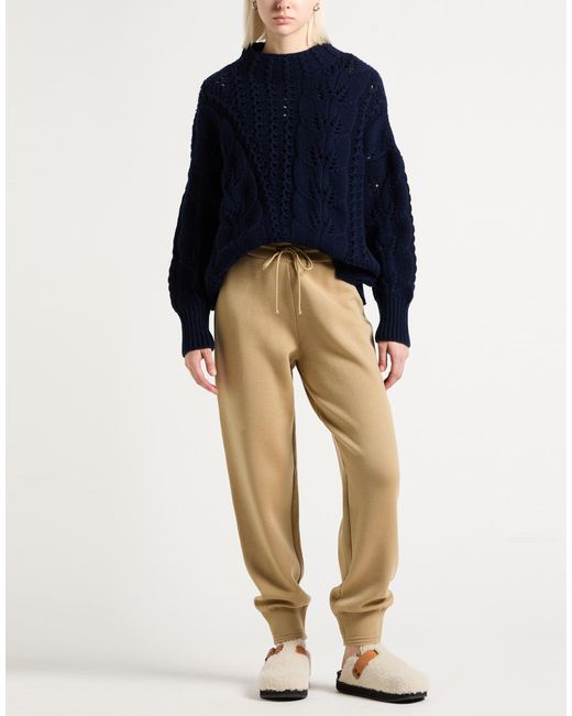 Burberry Natural Sand Pants Wool, Polyamide, Elastane
