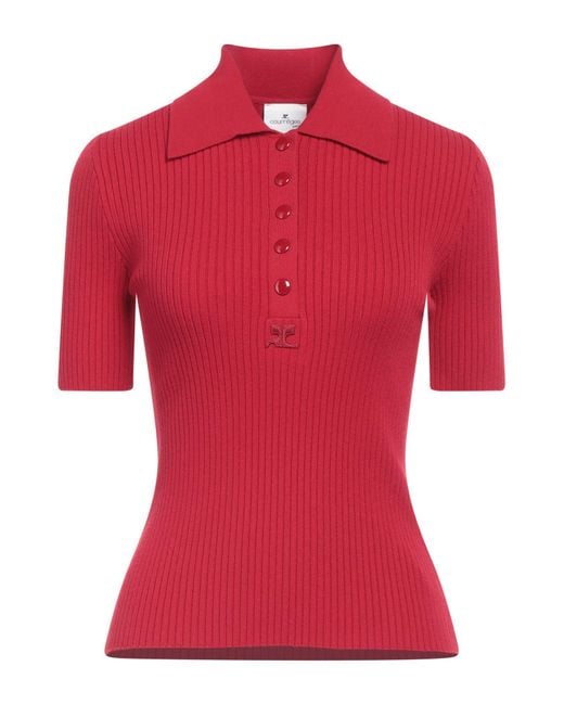 Courreges Red Pullover