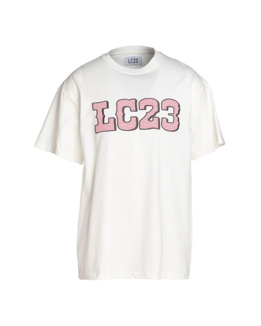 LC23 White T-shirt for men
