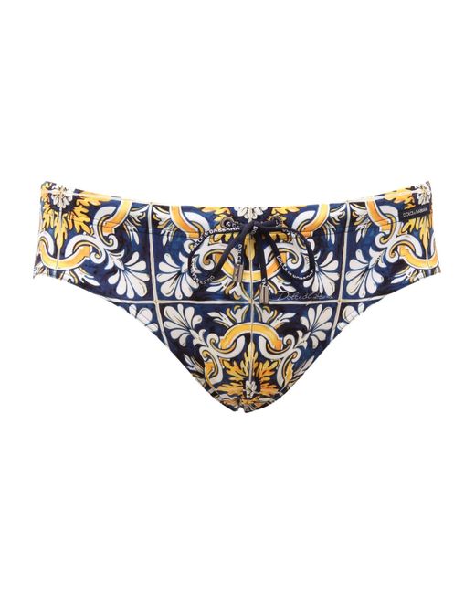 Slip Bikini & Slip Mare di Dolce & Gabbana in Blue da Uomo
