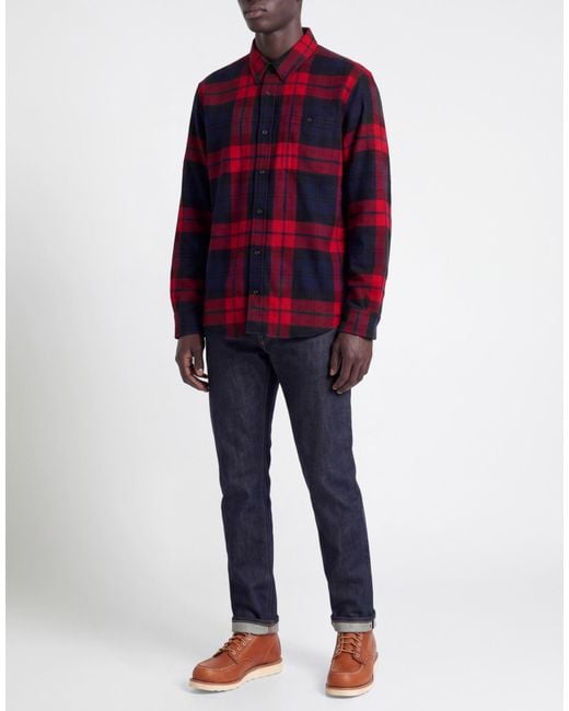 Camisa Woolrich de hombre de color Red